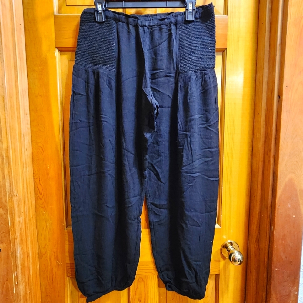 Free People Intimately Black Lounge Pants